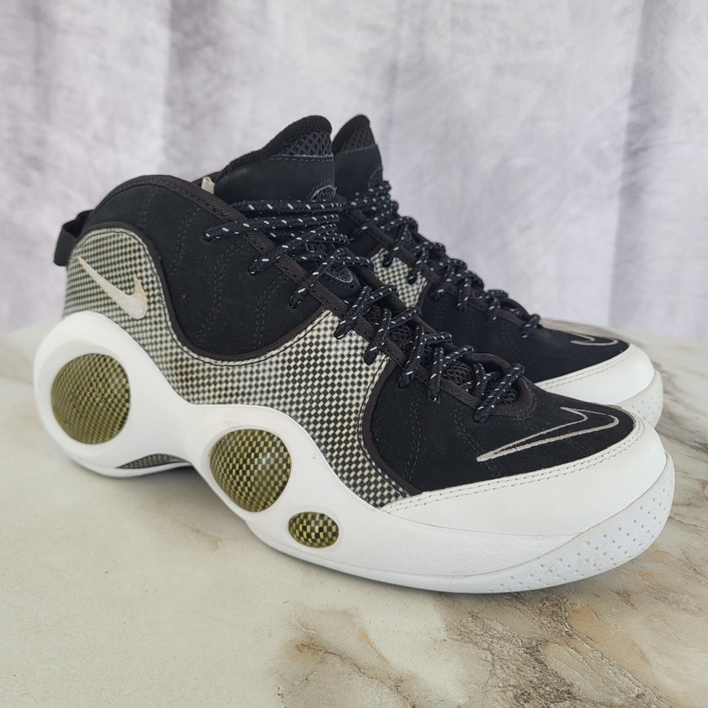 Nike Air Zoom Flight 95 Premium "Jason Kidd" Black White Men's Size 7.5